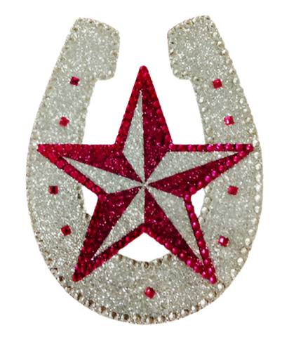 Pink Star Horseshoe